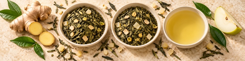 Grüner Tee, aromatisiert