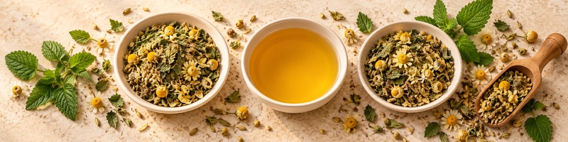 Kräuterteemischungen