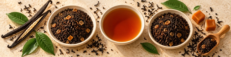 Schwarzer Tee, aromatisiert
