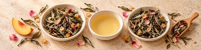 Weißer Tee, aromatisiert