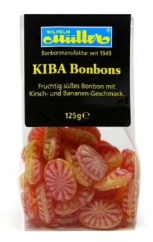 KIBA-Bonbons (Kirsch/Banane) 125g
