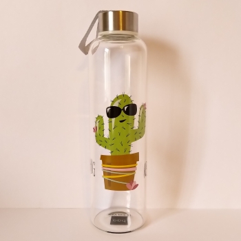 Glasflasche - Hug Me Cactus